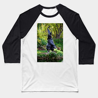 Elephant Antics Baseball T-Shirt